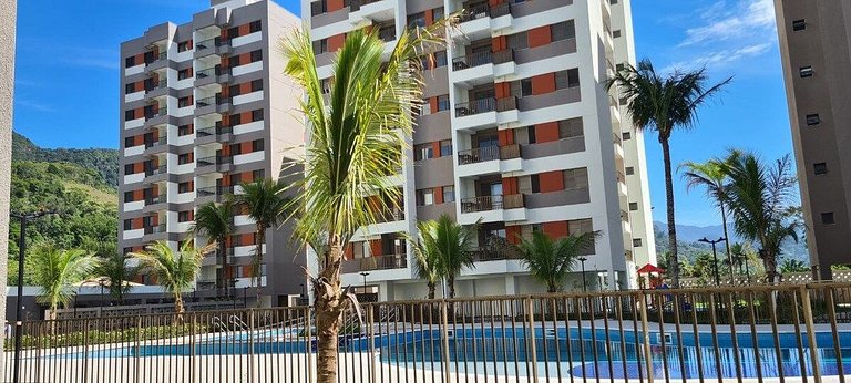 Lindo Apto Martim c/ Piscina WIFI Martim de Sá Caraguatatuba