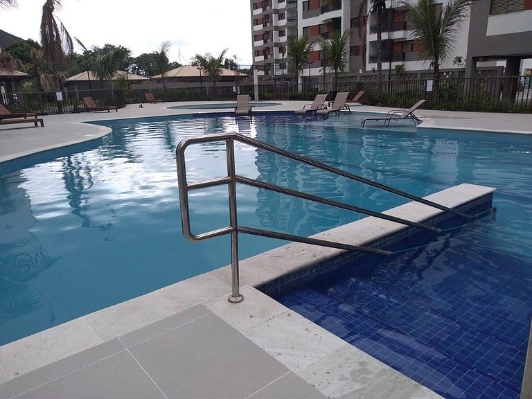 Lindo Apto Martim c/ Piscina WIFI Martim de Sá Caraguatatuba