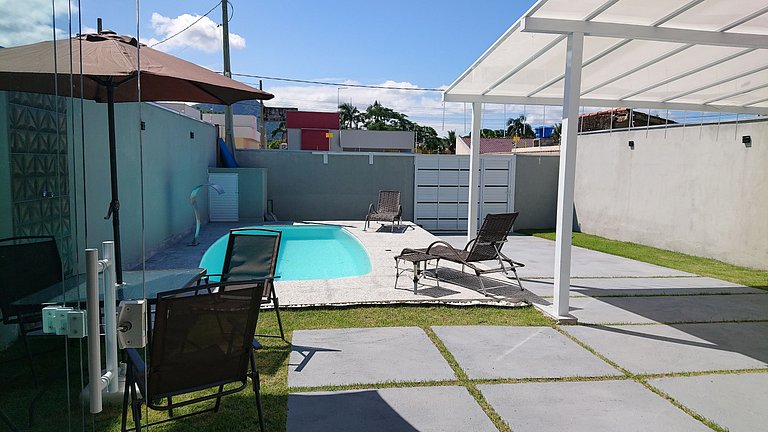 Casa Piscina Churrasqueira Wifi Ar condicionado Caragua