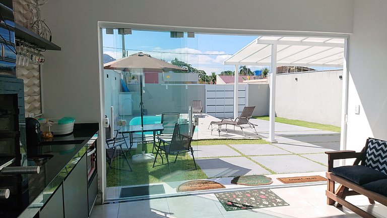 Casa Piscina Churrasqueira Wifi Ar condicionado Caragua