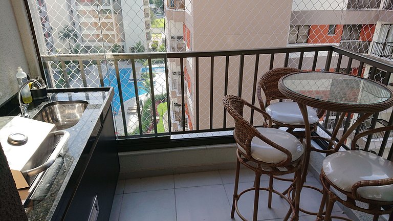 Lindo Apto Martim c/ Piscina WIFI Martim de Sá Caraguatatuba
